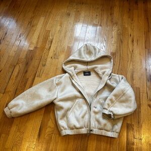 Urban Outfitters Cream Sherpa Jacket